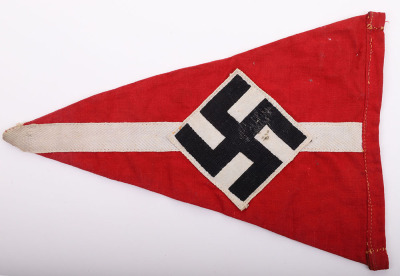 HITLER YOUTH PENNANT, - 5