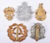 3x EIIR Officers Cap Badges - 2