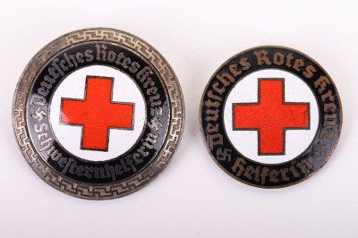 THIRD REICH RED CROSS ENAMEL PINS - 2