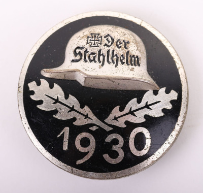 GERMAN DER STAHLHELM / 1930 MEMBERSHIP PIN