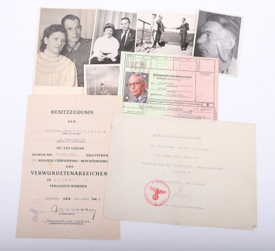 GERMAN ARMY WWII PAPER LOT - 2