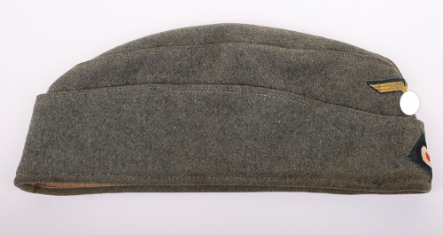 GERMAN WWII COASTAL ARTILLERY EM / NCO M-42 OVERSEAS CAP