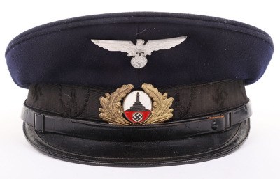 THIRD REICH VETERANS VISOR HAT - 2