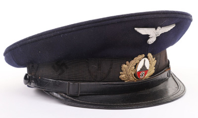 THIRD REICH VETERANS VISOR HAT - 3