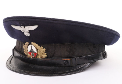 THIRD REICH VETERANS VISOR HAT - 4