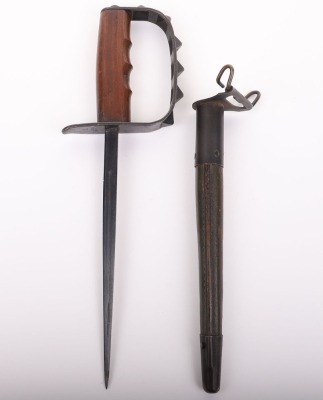 AMERICAN WWI M-1917 TRENCH KNIFE - 2