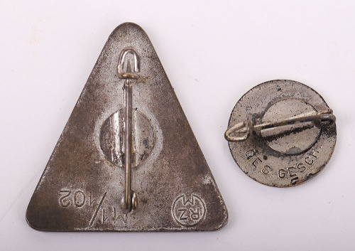 GERMAN WWII FEMALE ENAMEL PIN LOT