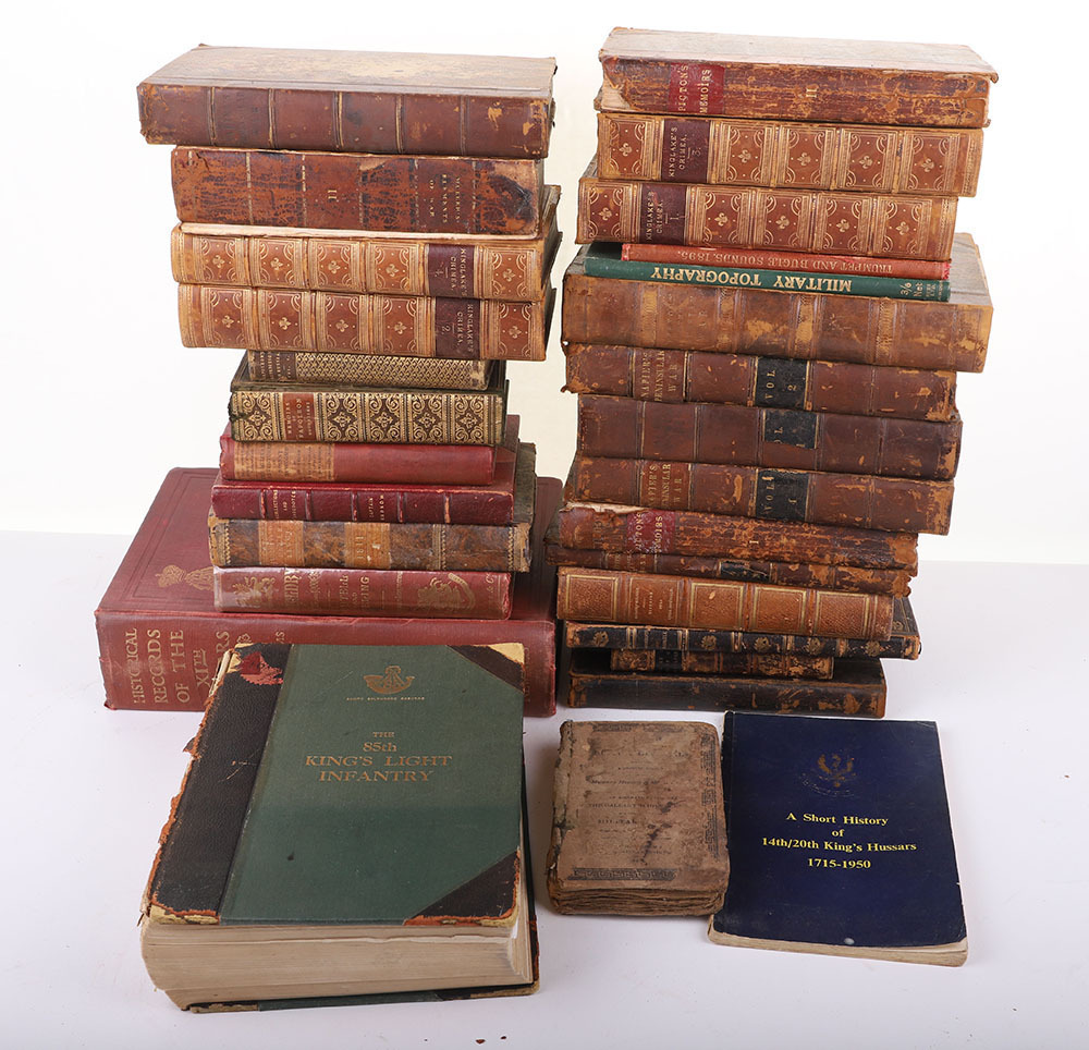 GROUPING OF EARLY BOOKS ON BRITISH MILITARY HUSSAR REGIMENTS AND ...