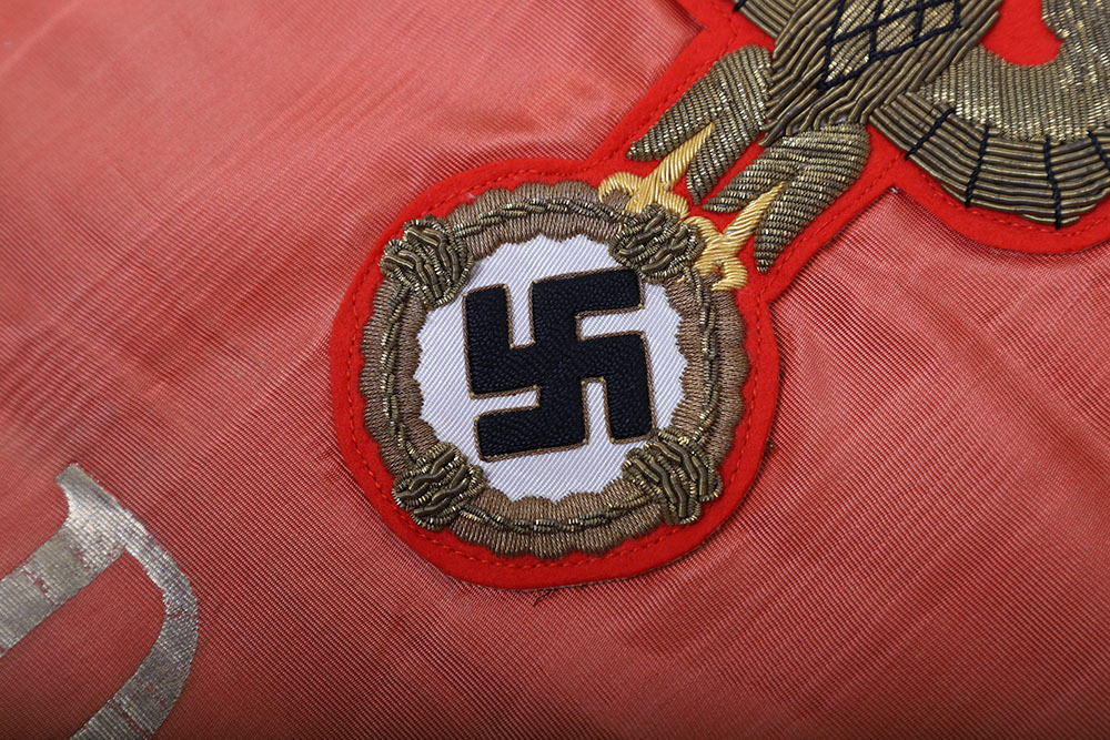 RARE THIRD REICH ADOLF HITLER PERSONAL FUNERAL WREATH RIBBON
