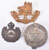 3x Canadian Headdress Badges