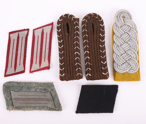 SELECTION OF WWII GERMAN CLOTH INSIGNIA