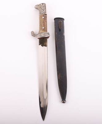 THIRD REICH CLAMSHELL HONOR STYLE BAYONET BY CARL EICKHORN, SOLINGEN