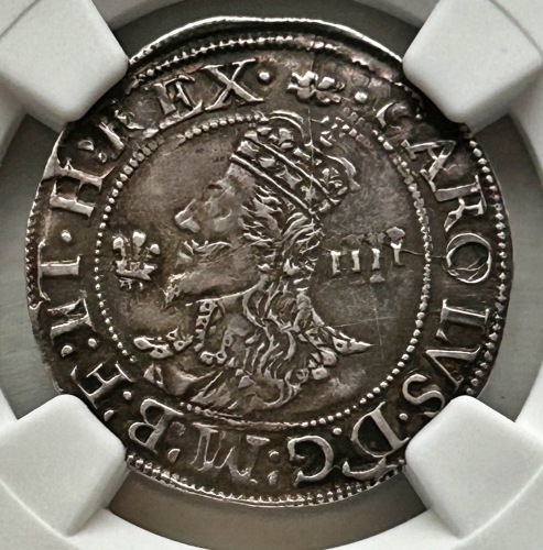 NGC - Charles I (1625-49), Aberystwyth 1638/9-42, Groat