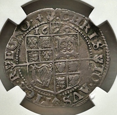 NGC- Charles I (1625-49), Sixpence, 1625 - 2