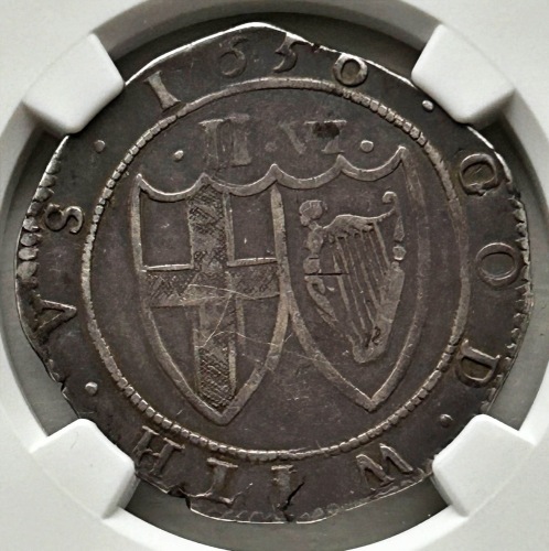 NGC - Commonwealth (1649-60), Halfcrown, 1656