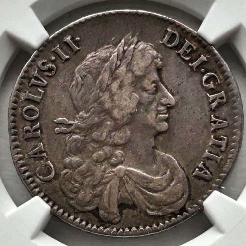 NGC Ð Charles II (1660-85), Halfcrown 1670