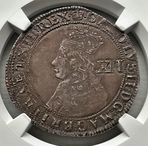 NGC Ð Charles II (1660-85), Shilling, Hammered Coinage, Third Issue