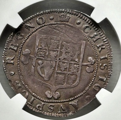 NGC Ð Charles II (1660-85), Shilling, Hammered Coinage, Third Issue - 2