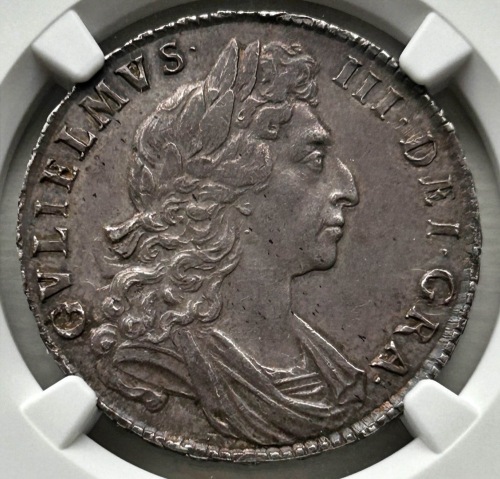 NGC Ð William III (1694-1702), Halfcrown 1698