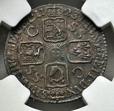 NGC - George I (1714-27), Sixpence, 1723 - 2