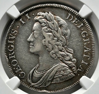 NGC Ð George II (1727-1760), Halfcrown 1732