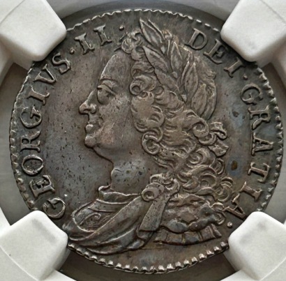 NGC Ð George II (1727-1760), Shilling, 1747