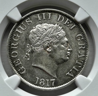 NGC Ð George III (1760-1820), Halfcrown 1817