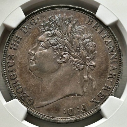 NGC Ð George IV (1820-30), Crown, 1822, Secundo