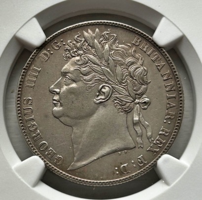 NGC Ð George IV (1820-1830), Halfcrown, 1820