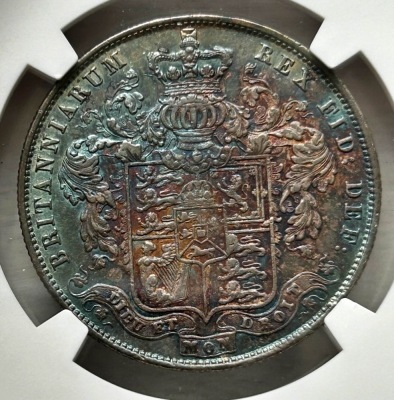 NGC Ð George IV (1820-30), Halfcrown, 1829 - 2