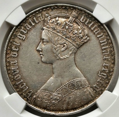 NGC Ð Victoria (1837-1901), Crown ÔGothicÕ 1847