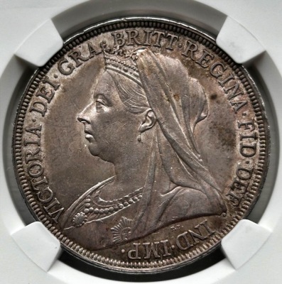 NGC Ð Victoria (1837-1901), Crown, 1897, LXI