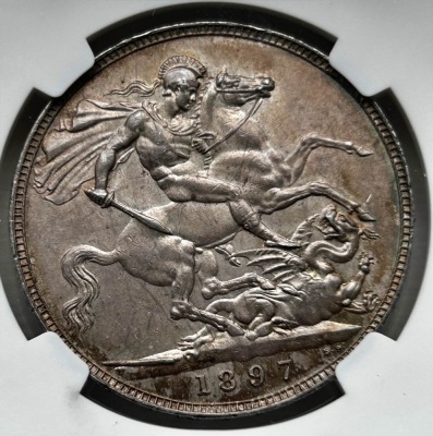 NGC Ð Victoria (1837-1901), Crown, 1897, LXI - 2