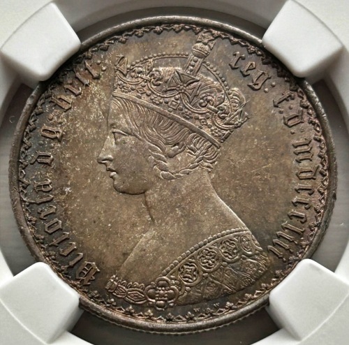 NGC Ð Victoria (1837-1901), Florin, 1853