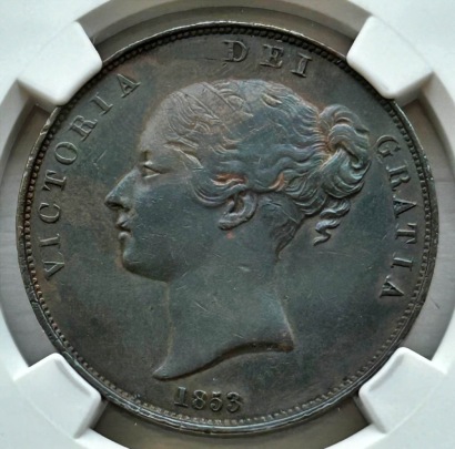 NGC Ð Victoria (1837-1901), Penny, 1853