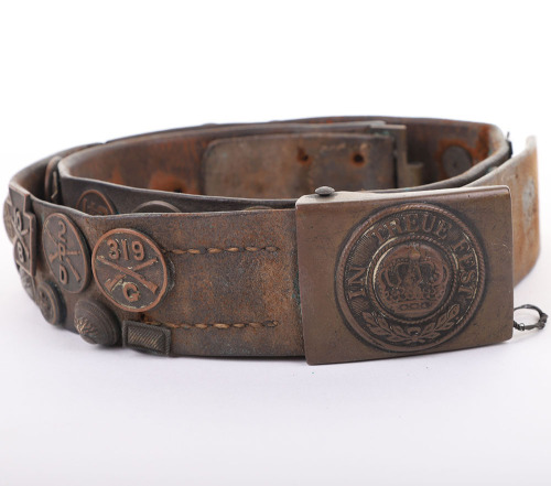 Wyatt Earp WWI German hate belt