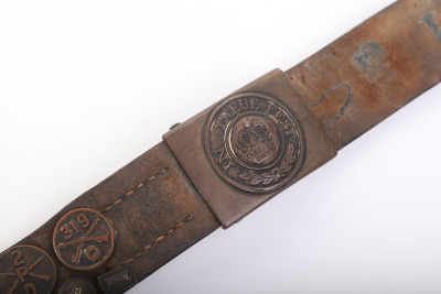 Wyatt Earp WWI German hate belt - 11