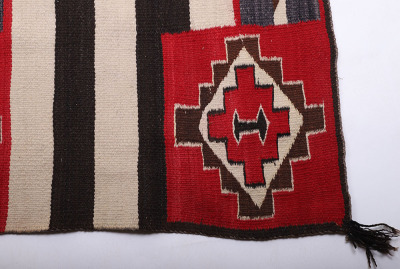 Navajo Third Phase Transitional Chiefs Style Rug - 2