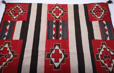 Navajo Third Phase Transitional Chiefs Style Rug - 5