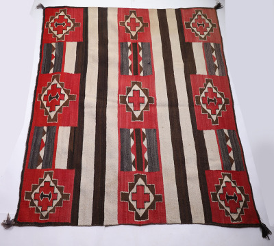 Navajo Third Phase Transitional Chiefs Style Rug - 6