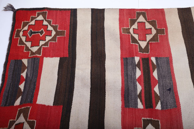 Navajo Third Phase Transitional Chiefs Style Rug - 9