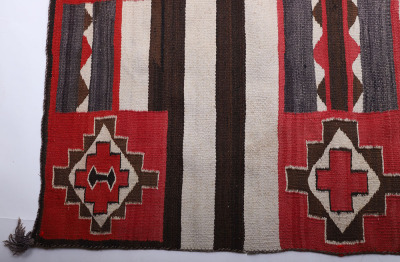 Navajo Third Phase Transitional Chiefs Style Rug - 10