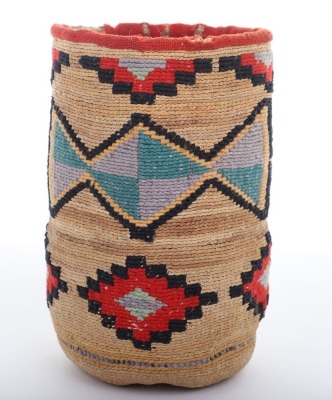 Nez Pierce cornhusk ditty bag circa 1915 - 2