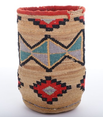 Nez Pierce cornhusk ditty bag circa 1915 - 4