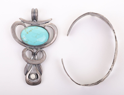 2 Pieces of Fred Harvey Era sterling jewelry