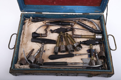 George E Goodfellow Cased Trephine set by Erhardt - 7