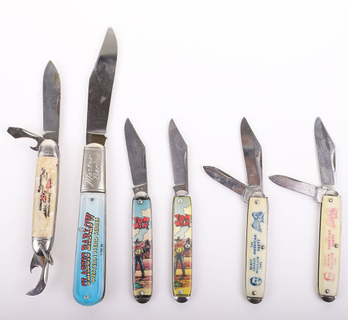 Lot of 6 pocket knives