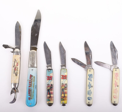 Lot of 6 pocket knives