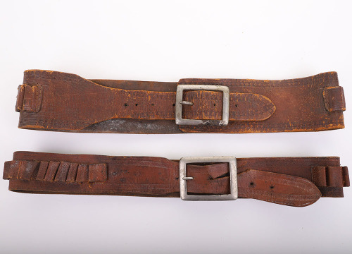 Ex. Wyatt Earp estate Lot of 2 period pistols belts