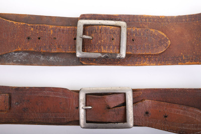 Ex. Wyatt Earp estate Lot of 2 period pistols belts - 2